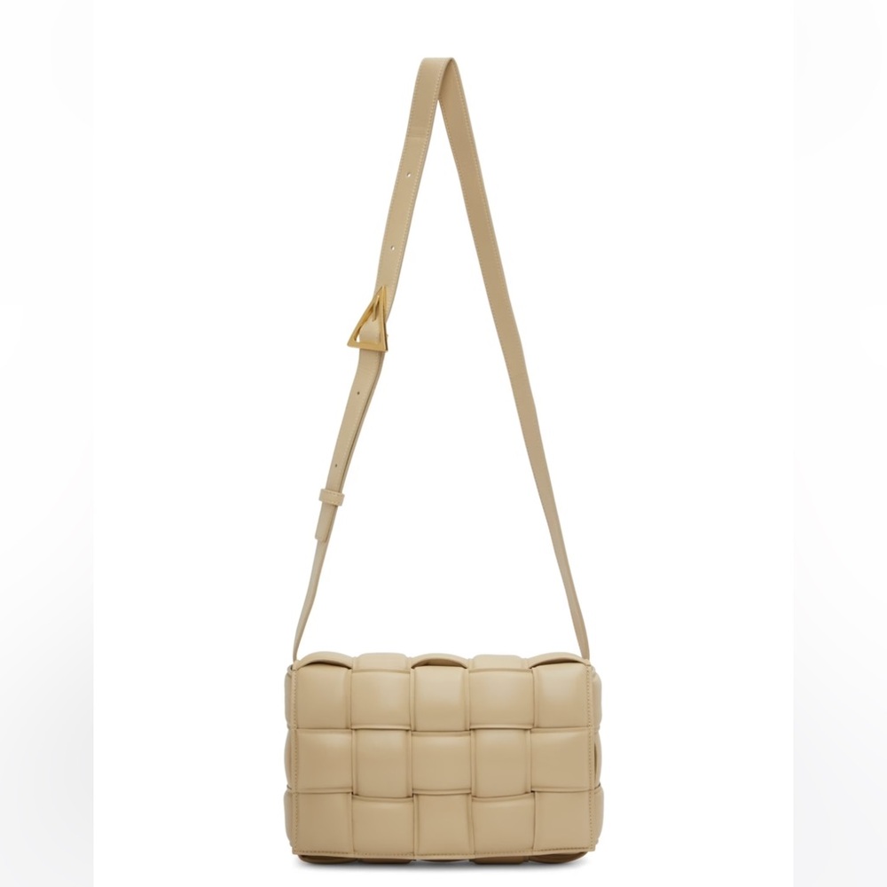 Bottega Veneta Padded Cassette Bag in Light Tan Colour